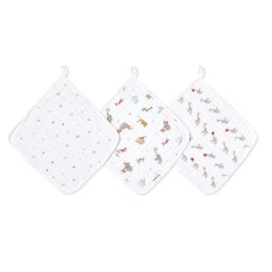 Aden and Anais 經典純棉嬰兒洗面巾3件裝 (30cm x 30cm)