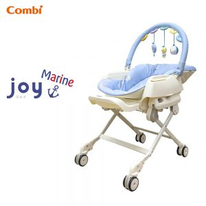 Combi 119571 High Chair Joy Marine 餐椅 / 搖椅 (香港版-手動) (前輪2輪轉向)
